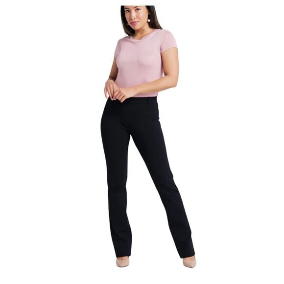 Betabrand Straight-Leg | Classic Dress Pant Yoga Pants (Black) Size Medium - Picture 2 of 10